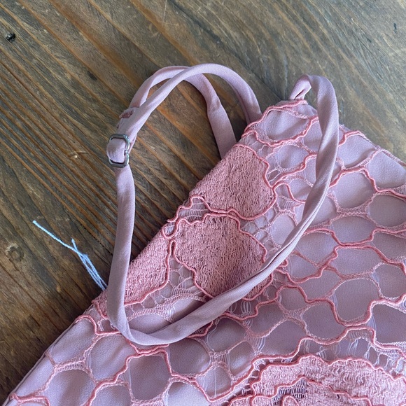 NWT Lace Dress Straps Clay - Pink size Medium - Picture 11 of 14